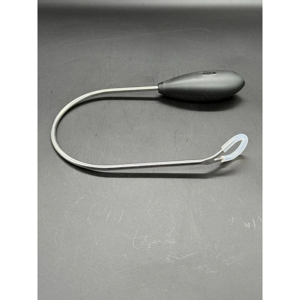 OXO SoftWorks Poultry Lifter, Non-Slip Plastic Handle, Silver/Black